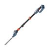 Senix Cordless Pole Hedge Trimmer, 18 in L 20V Battery HTPX2-M-0